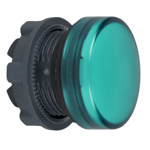 ZB5AV03 - Harmony XB5, Pilot light head, metal, green, Ø22, plain lens for BA9s bulb Schneider Electric