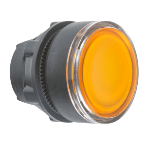 ZB5AW35 - Head for illuminated push button, Harmony XB5, XB4, orange flush pushbutton Ø22 mm spring return BA9s bulb Schneider Electric