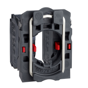 ZB5AZ104 - Harmony XB5, Single contact block with body/fixing collar, plastic, screw clamp terminal, 2 NC Schneider Electric
