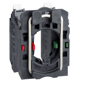 ZB5AZ1055 - Complete body/contact assembly, Harmony XB5, single contact block with body/fixing collar 1NC+1NC spring clamp terminal Schneider Electric
