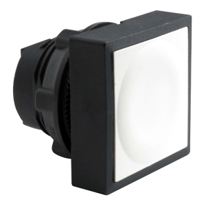 ZB5CA1 - Head for non illuminated push button, Harmony XB5, white square flush pushbutton Ø22 mm spring return unmarked Schneider Electric