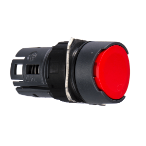 ZB6AA4 - Head for non illuminated push button, Harmony XB6, red flush pushbutton Ø 16 spring return unmarked Schneider Electric