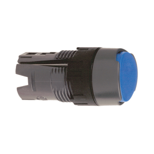 ZB6AA6 - Head for non illuminated push button, Harmony XB6, blue flush pushbutton Ø 16 spring return unmarked Schneider Electric