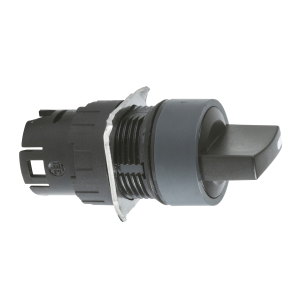 ZB6AD22 - Head for selector switch, Harmony XB6, black Ø 16 2 position stay put Schneider Electric