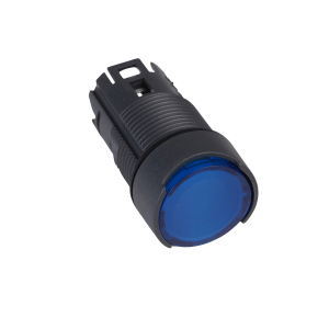 ZB6AF6 - Head for illuminated push button, Harmony XB6, blue flush pushbutton Ø 16 latching integral LED Schneider Electric