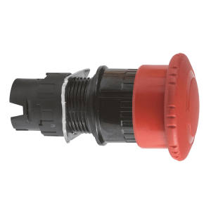 ZB6AS834 - Head for emergency stop push button, Harmony XB6, red Ø 30 pushbutton Ø 16 trigger and latching turn release Schneider Electric