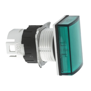 ZB6DV3 - Head for pilot light, Harmony XB6, rectangular green Ø 16 integral LED Schneider Electric