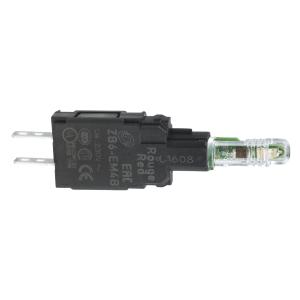 ZB6EM4B - Complete body for pilot lights, Harmony XB6, red light block with body/fixing collar with integral LED 230...240 V Schneider Electric