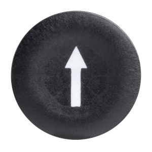 ZBA335 - Harmony XB4, Cap for push button Ø22 , plastic, black, marked DOWN ARROW Schneider Electric
