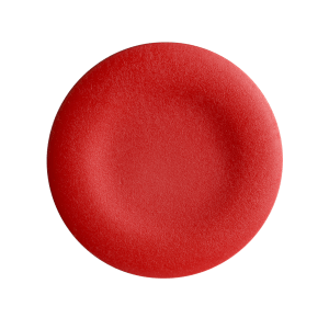 ZBA4 - red cap unmarked for circular flush pushbutton Ø22 Schneider Electric