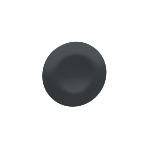 ZBA72 - black cap unmarked for rectangular multiple-headed pushbutton Ø22 Schneider Electric