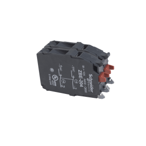 ZBE204 - Harmony XB4, Double contact block, silver alloy, screw clamp terminal, 2 NC Schneider Electric