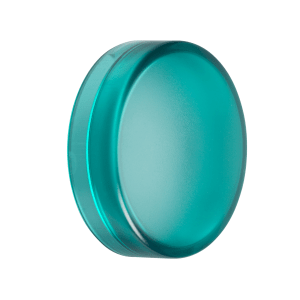 ZBV013 - Harmony XB4, Harmony XB5, green plain lens for circular pilot light Ø22 mm with BA9s bulb Schneider Electric