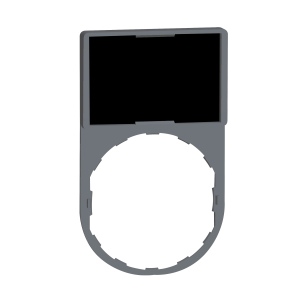ZBY6101 - Harmony XB4, Legend holder 30 x 50 mm, plastic, with legend 18 x 27 mm, unmarked Schneider Electric