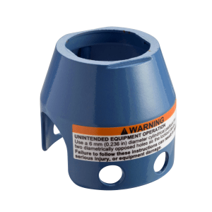 ZBZ1606 - Harmony XB4, Padlockable guard for mushroom head Ø40, metal, blue Schneider Electric
