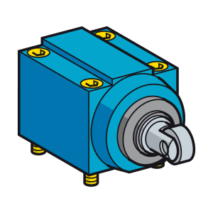 ZC2JE65 - Limit switch head, Limit switches XC Standard, ZC2J, side steel roller plunger vertical Telemecanique