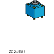 ZC2JE81 - Limit switch head, Limit switches XC Standard, ZC2J, metal end plunger Telemecanique
