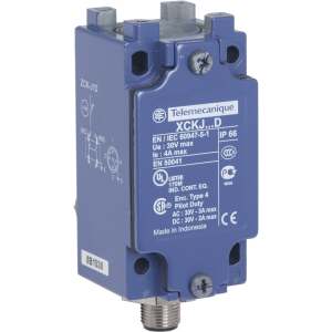 ZCKJ1D - Limit switch body, Limit switches XC Standard, ZCKJ, fixed, w/o display, 1NC+1 NO, snap action, M12 Telemecanique Sensors