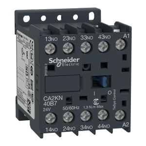 CA2KN40B7 - TeSys K control relay - 4 NO - <= 690 V - 24 V AC coil Schneider Electric