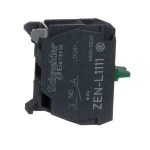 ZENL1111 - Harmony XALD, XALK, Single contact block, screw clamp terminal, 1 NO Schneider Electric