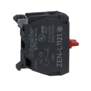 ZENL1121 - Harmony XALD, XALK, Single contact block, screw clamp terminal, 1 NC Schneider Electric