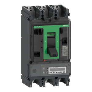 C40W36E400 - Circuit breaker ComPacT NSX400HB2, 100kA at 690VAC, MicroLogic 6.3 E trip unit 400A, 3 poles 3d Schneider Electric