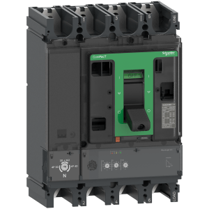 C40W42D250 - Circuit breaker ComPacT NSX400HB2, 100kA at 690VAC, MicroLogic 2.3 trip unit 250A, 4 poles 4d Schneider Electric