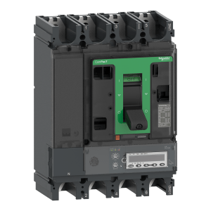 C40W45E400 - Circuit breaker ComPacT NSX400HB2, 100kA at 690VAC, MicroLogic 5.3 E trip unit 400A, 4 poles 4d Schneider Electric