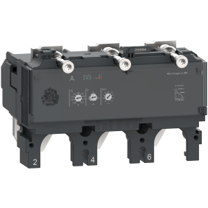 C6332M500 - trip unit MicroLogic 2.3 M for ComPacT NSX 630 circuit breakers, electronic, rating 500 A, 3 poles 3d Schneider Electric