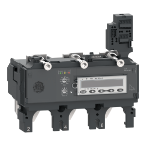 C6335E630 - trip unit MicroLogic 5.3 E for ComPacT NSX 630 circuit breakers, electronic, rating 630A, 3 poles 3d Schneider Electric
