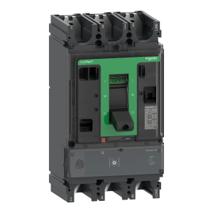 C63F31M500 - Circuit breaker ComPacT NSX630F, 36kA at 415VAC, MicroLogic 1.3 M trip unit 500A, 3 poles 3d Schneider Electric