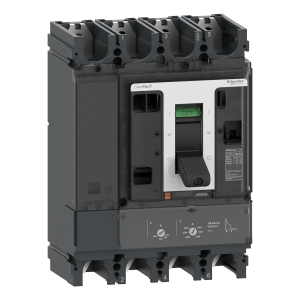 C63F4TM500D - Circuit breaker ComPacT NSX500F DC, 36kA at 750 VDC, TM-DC trip unit, 500 A rating, 4 poles Schneider Electric