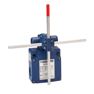 XCKVR44D1H29 - Limit switch, Limit switches XC Standard, XCKVR, stay put crossed rods lever 6 mm, 2x(NC+NO), slow, M20 Telemecanique Sensors