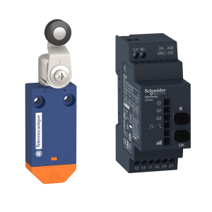 XCMWD15 - Wireless pack, Limit switches XC Standard, limit switch XCMW, of XCMW115 + receiver 2 relays Telemecanique Sensors