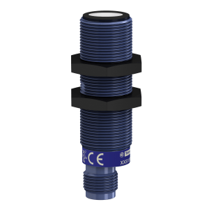 XXS18P1AM12 - Ultrasonic sensors XX, ultrasonic sensor cylindrical M18, Sn=1 m, analog 4 20 mA, SYNC, connector M12 Telemecanique Sensors