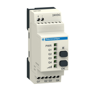 XZBWR2STT24 - Programmable receiver, 4 PNP, 200 mA, 24 V DC, 2 pusbuttons, 6 LEDs Telemecanique Sensors
