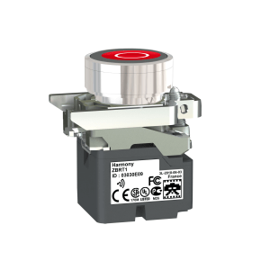 ZB4RTA432 - Wireless and batteryless pushbutton, push only, ø22 metal head, red cap Schneider Electric