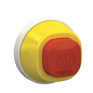 ZB5AS84W00 - Head for emergency stop push button, Harmony XB5, non ill. red ttr plastic square Schneider Electric