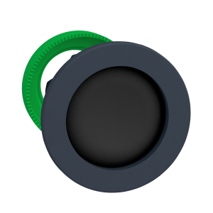 ZB5FA26 - Head for non illuminated push button, Harmony XB5, XB4, flush mounted black pushbutton recessed Schneider Electric