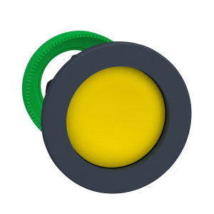ZB5FA56 - Head for non illuminated push button, Harmony XB5, XB4, flush mounted yellow pushbutton recessed Schneider Electric