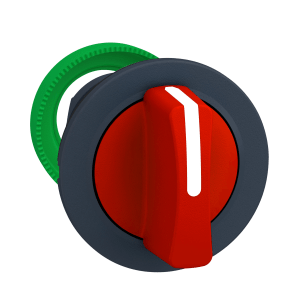ZB5FD804 - Head for selector switch, Harmony XB5, flush mounted red 3 pos return right to center Schneider Electric