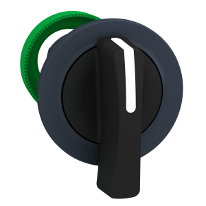 ZB5FJ2 - Head for selector switch, Harmony XB5, flush mounted black long handle 2 pos stay put Schneider Electric