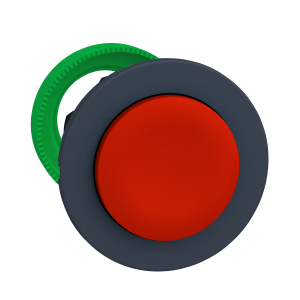 ZB5FL4 - Head for non illuminated push button, Harmony XB5, XB4, flush mounted red projecting pushbutton Schneider Electric