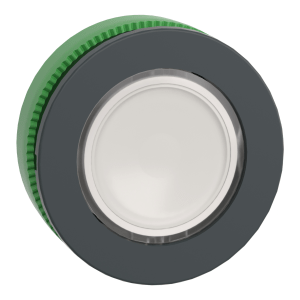ZB5FW313 - Head for illuminated push button, Harmony XB5, flush mounted white flush caps pushbutton integral led Schneider Electric