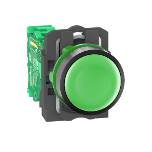 ZB5RTA3 - Harmony XB5, Wireless and batteryless push button, plastic, green, Ø22, spring return with transmitter Schneider Electric