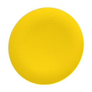ZBAF5 - Yellow plain cap for flush mounted push button Schneider Electric