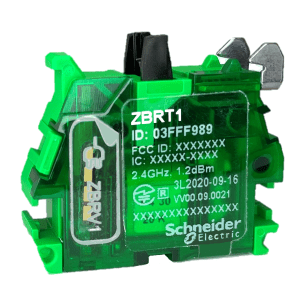 ZBRT1 - Harmony XB4, Transmitter for wireless and batteryless push button, plastic, black Schneider Electric