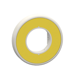 ZBY9W2B101 - ILLUMINATED LEGEND RING 24V 1 COLOR RED FIXED LED UNMARKED YELLOW LABEL Schneider Electric