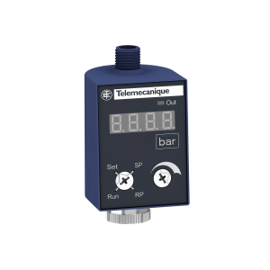 ZMLPA1N2SH - Electronic pressure sensors, Pressure sensors XM, Display & switch ZMLP, 24 VDC, 4...20 mA, NPN, hysteresis, M12 Telemecanique